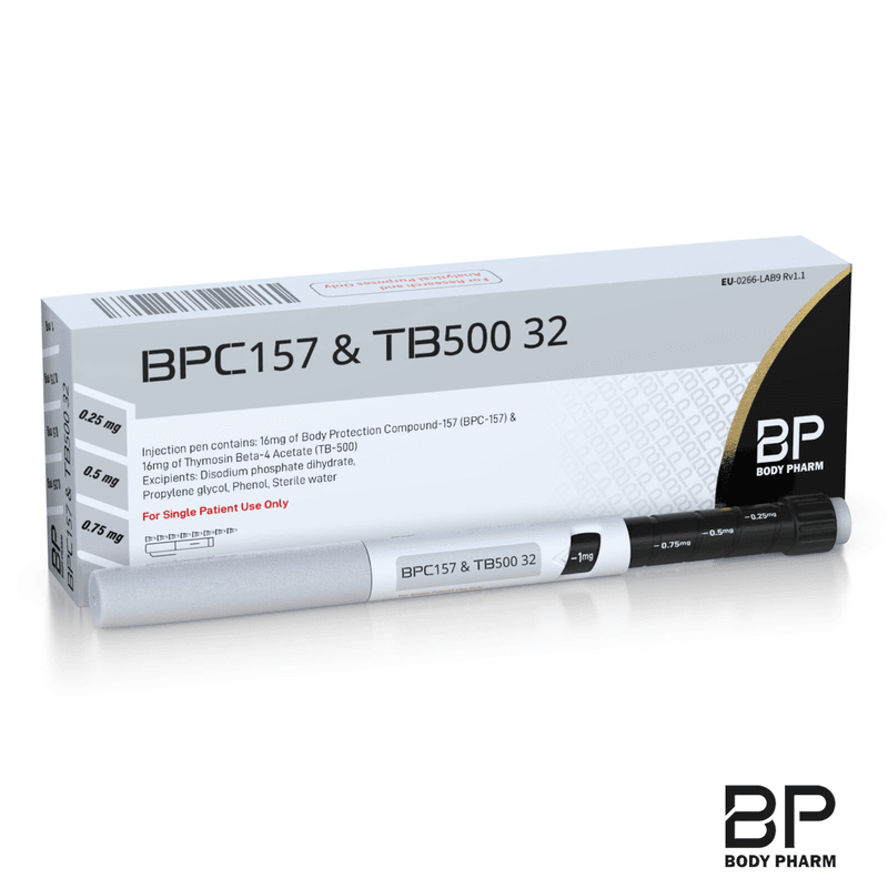 Body Pharm BPC 157 & TB500 32 Pen — Body Pharm research peptide packshot