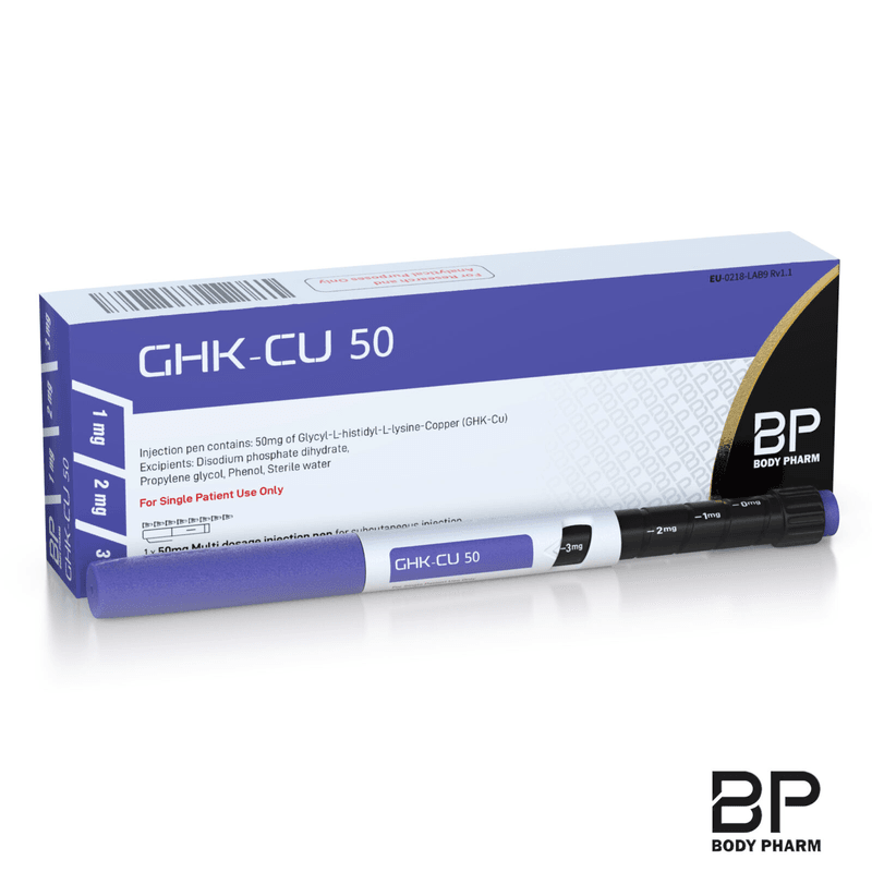 Body Pharm GHK-Cu 50 Pen — Body Pharm research peptide packshot