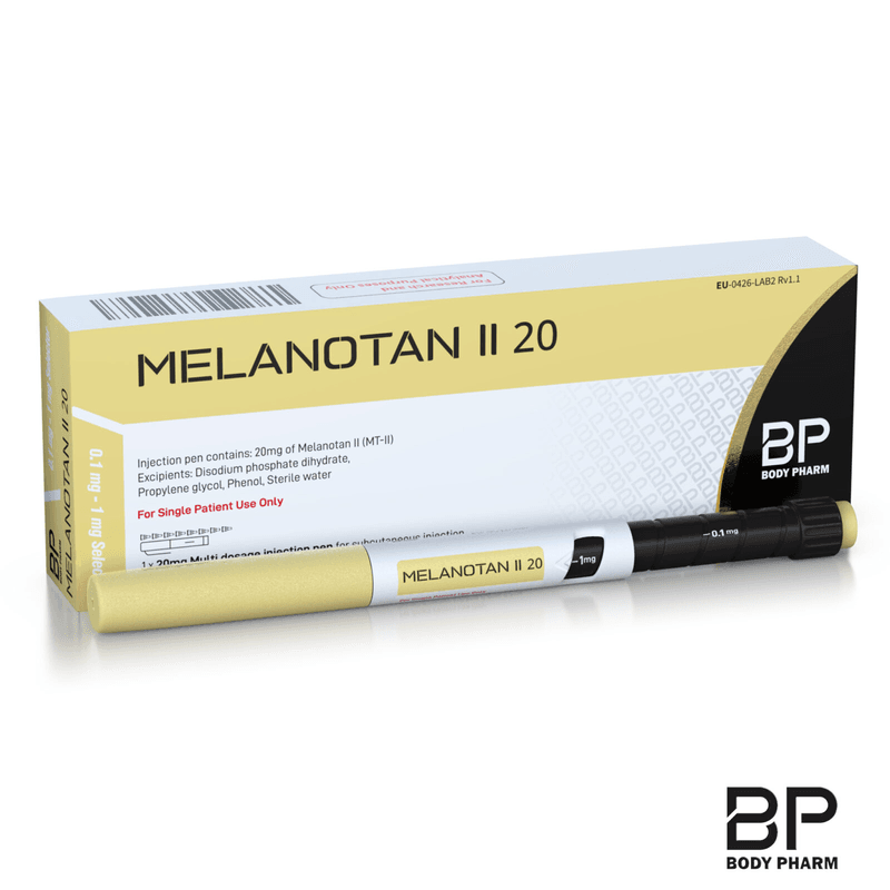 Body Pharm Melanotan II 20 Pen — Body Pharm research peptide packshot