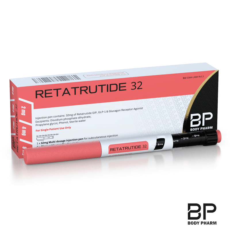 Body Pharm Retatrutide 32 Pen — Body Pharm research peptide packshot