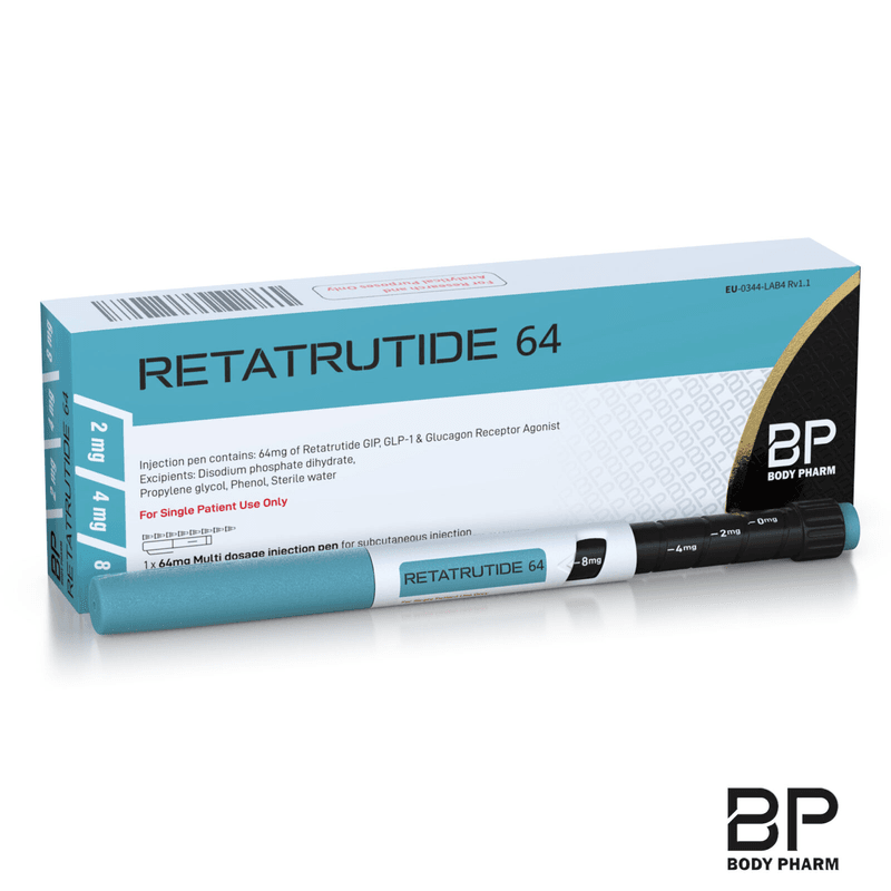 Body Pharm Retatrutide 64 Pen — Body Pharm research peptide packshot