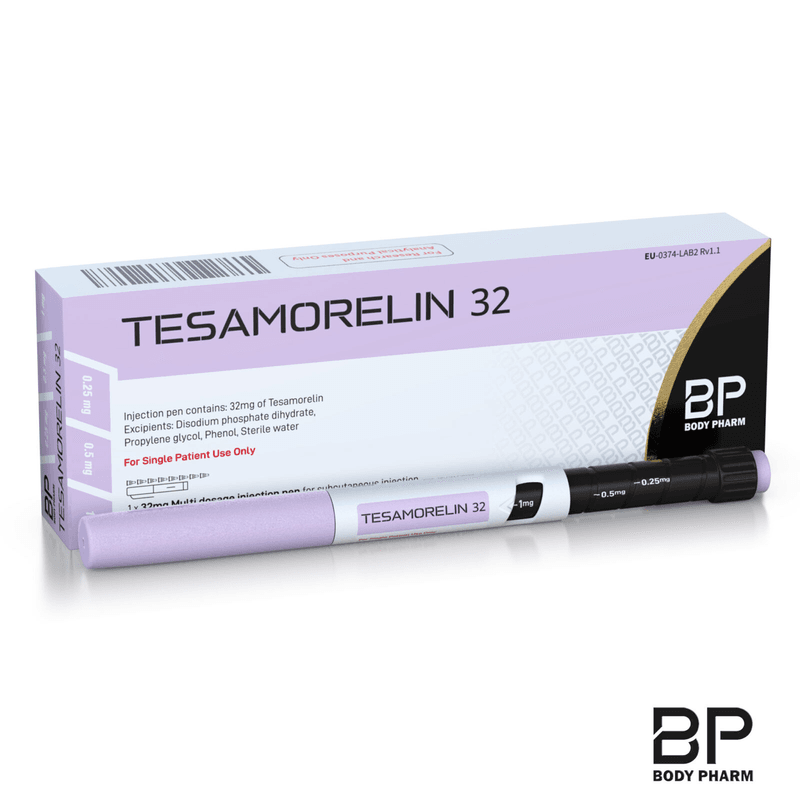 Body Pharm Tesamorelin 32 Pen — Body Pharm research peptide packshot